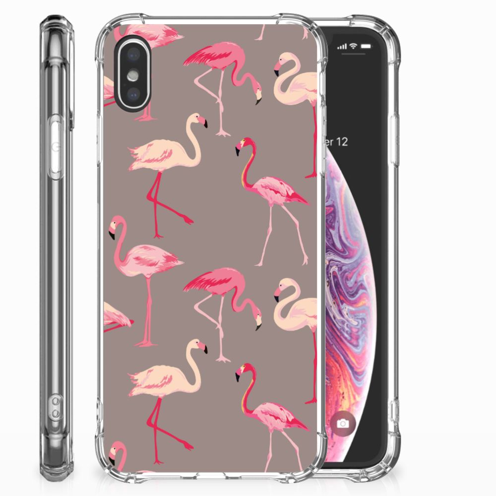 Apple iPhone Xs Max Case Anti-shock Flamingo