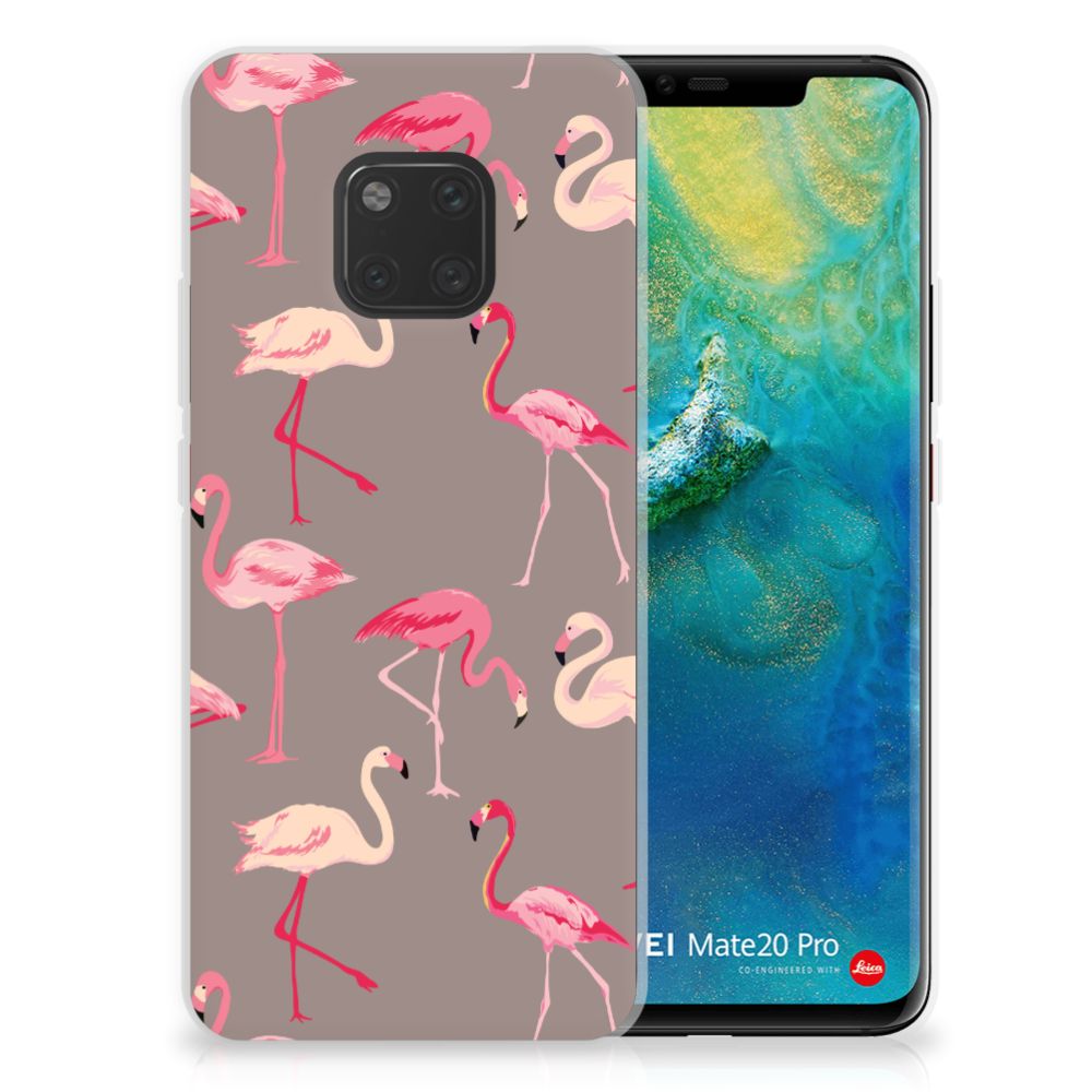 Huawei Mate 20 Pro TPU Hoesje Flamingo