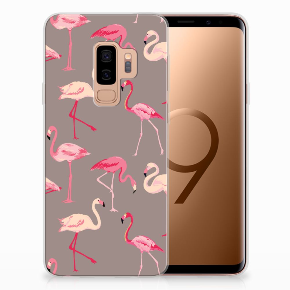 Samsung Galaxy S9 Plus TPU Hoesje Flamingo