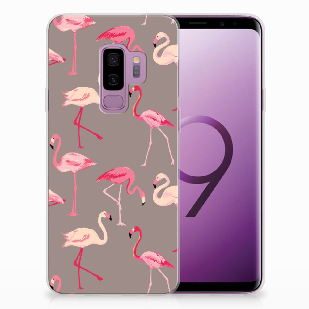 Samsung Galaxy S9 Plus TPU Hoesje Flamingo