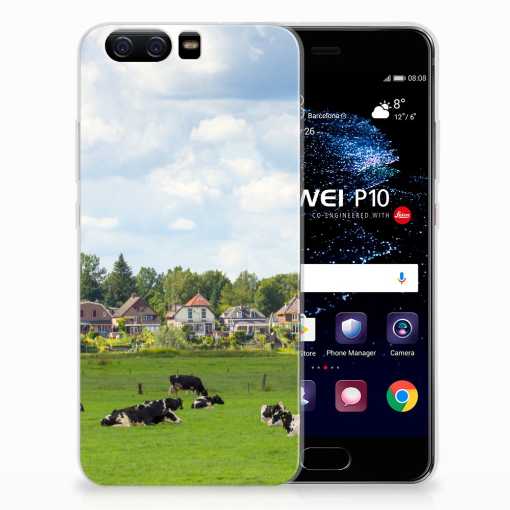 Huawei P10 Uniek TPU Hoesje Koeien