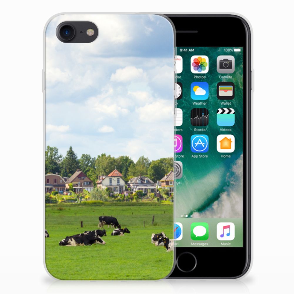 Apple iPhone 7 | 8 Uniek TPU Hoesje Koeien