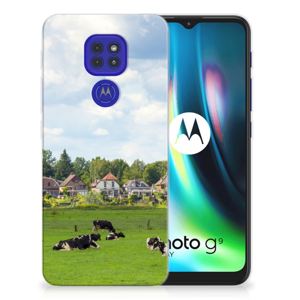 Motorola Moto G9 Play | E7 Plus TPU Hoesje Koeien
