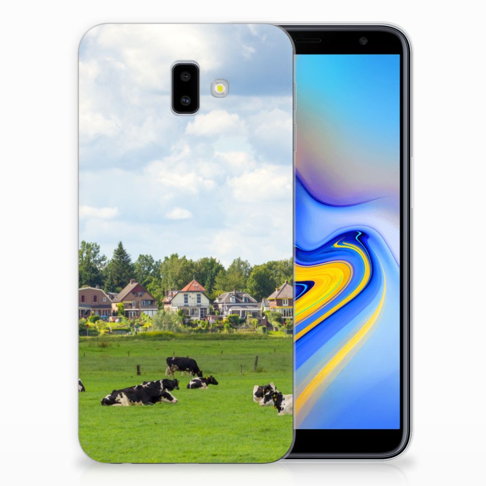 Samsung Galaxy J6 Plus (2018) TPU Hoesje Koeien
