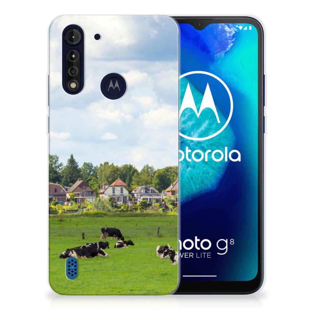Motorola Moto G8 Power Lite TPU Hoesje Koeien