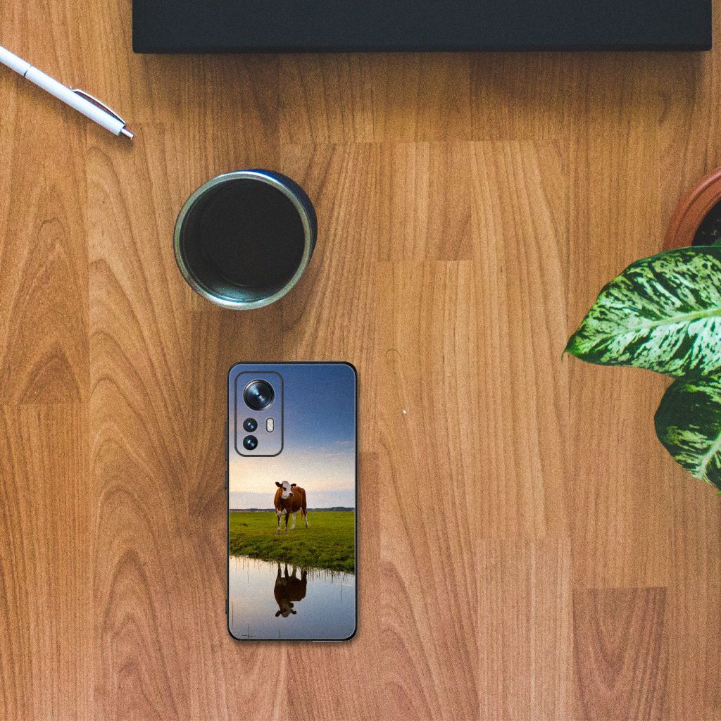Xiaomi 12 | 12X Dierenprint Telefoonhoesje Koe
