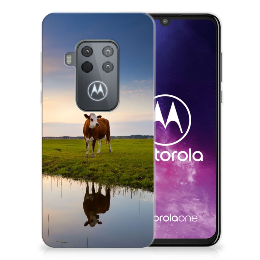 Motorola One Zoom TPU Hoesje Koe