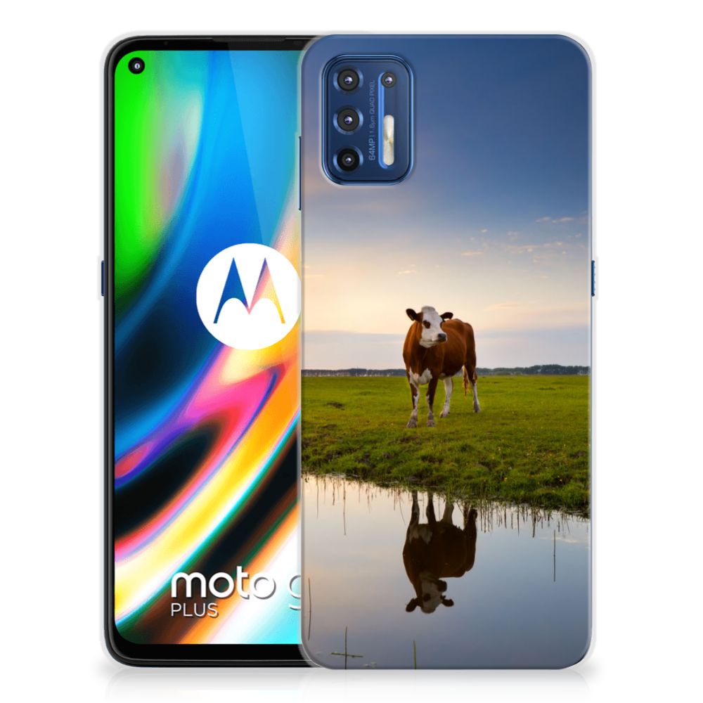 Motorola Moto G9 Plus TPU Hoesje Koe