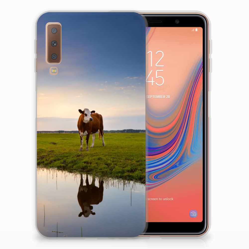 Samsung Galaxy A7 (2018) TPU Hoesje Koe