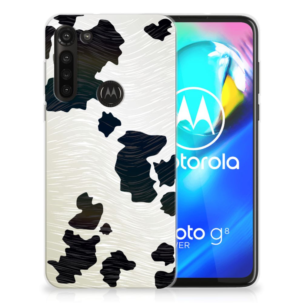 Motorola Moto G8 Power TPU Hoesje Koeienvlekken