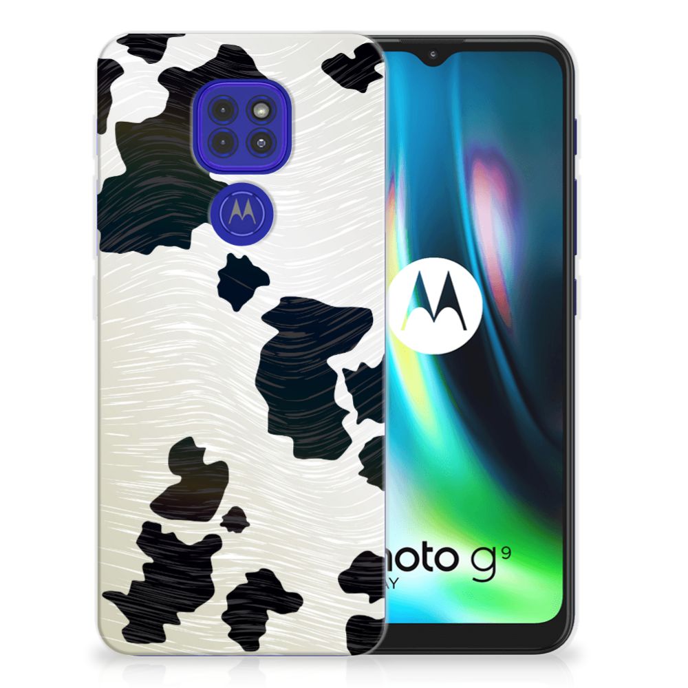Motorola Moto G9 Play | E7 Plus TPU Hoesje Koeienvlekken