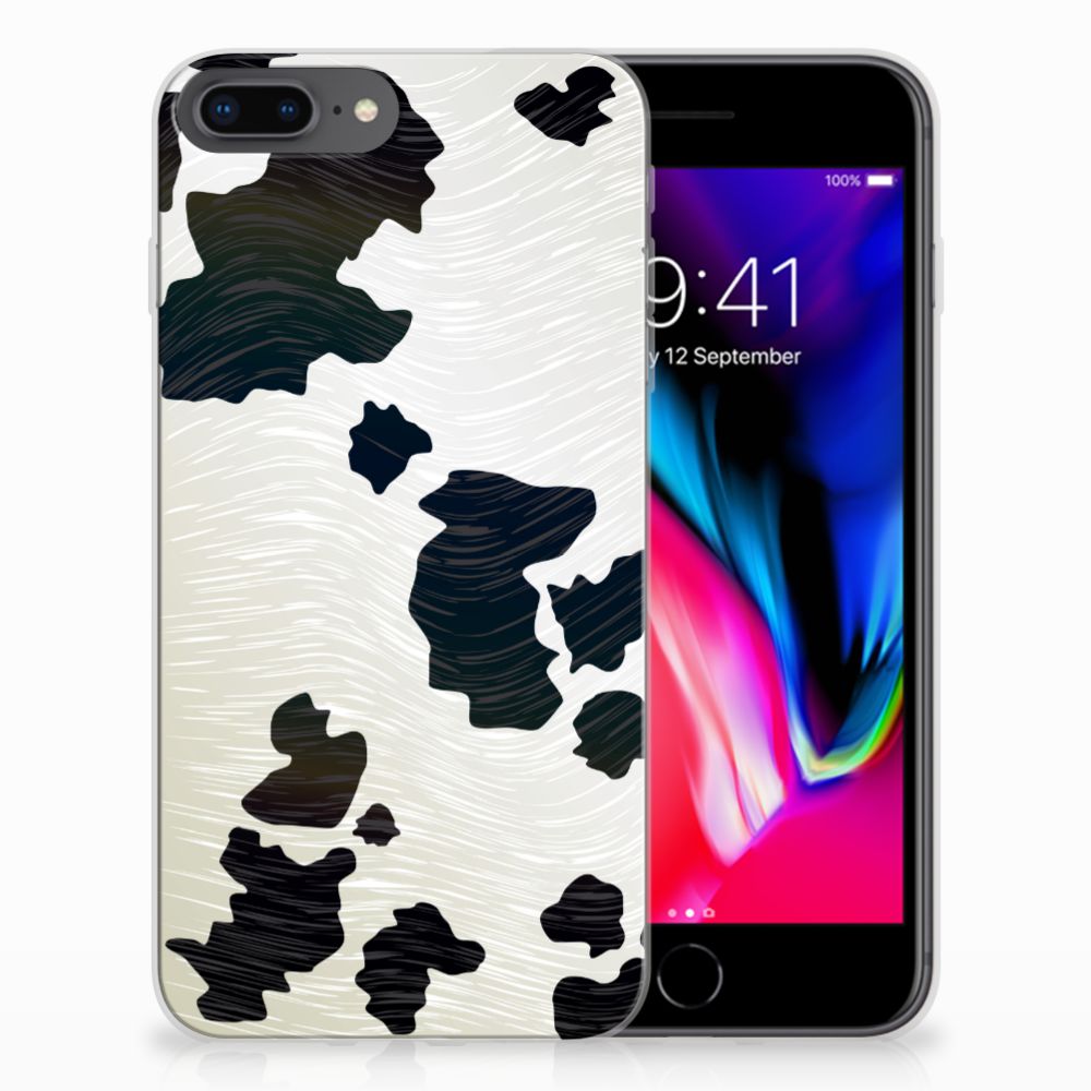 Apple iPhone 7 Plus | 8 Plus TPU Hoesje Koeienvlekken