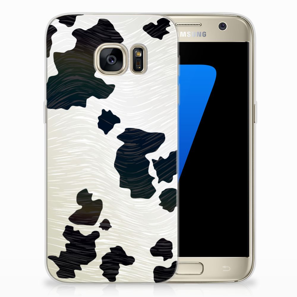 Samsung Galaxy S7 TPU Hoesje Koeienvlekken