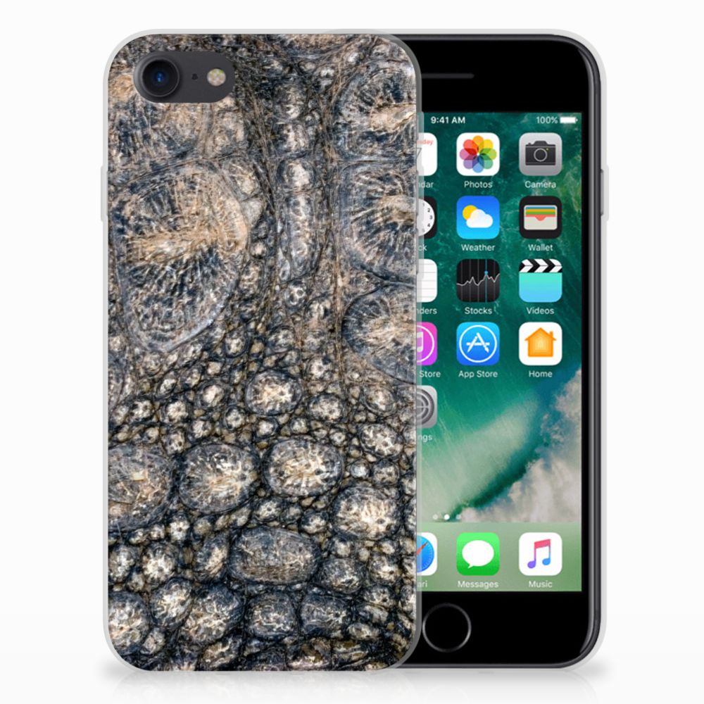 Apple iPhone 7 | 8 Uniek TPU Hoesje Krokodillenprint