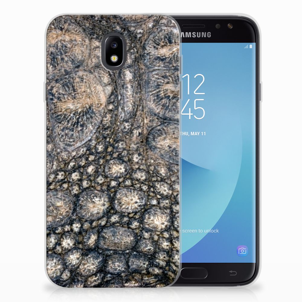 Samsung Galaxy J7 2017 | J7 Pro TPU Hoesje Krokodillenprint