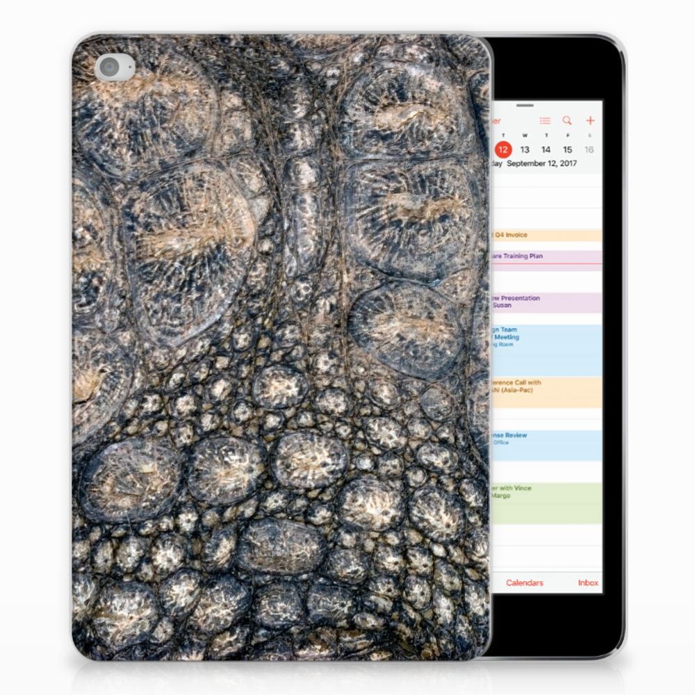 Apple iPad Mini 4 Uniek Tablethoesje Krokodillenprint