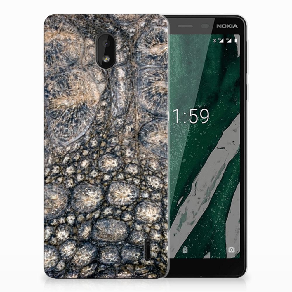 Nokia 1 Plus TPU Hoesje Krokodillenprint