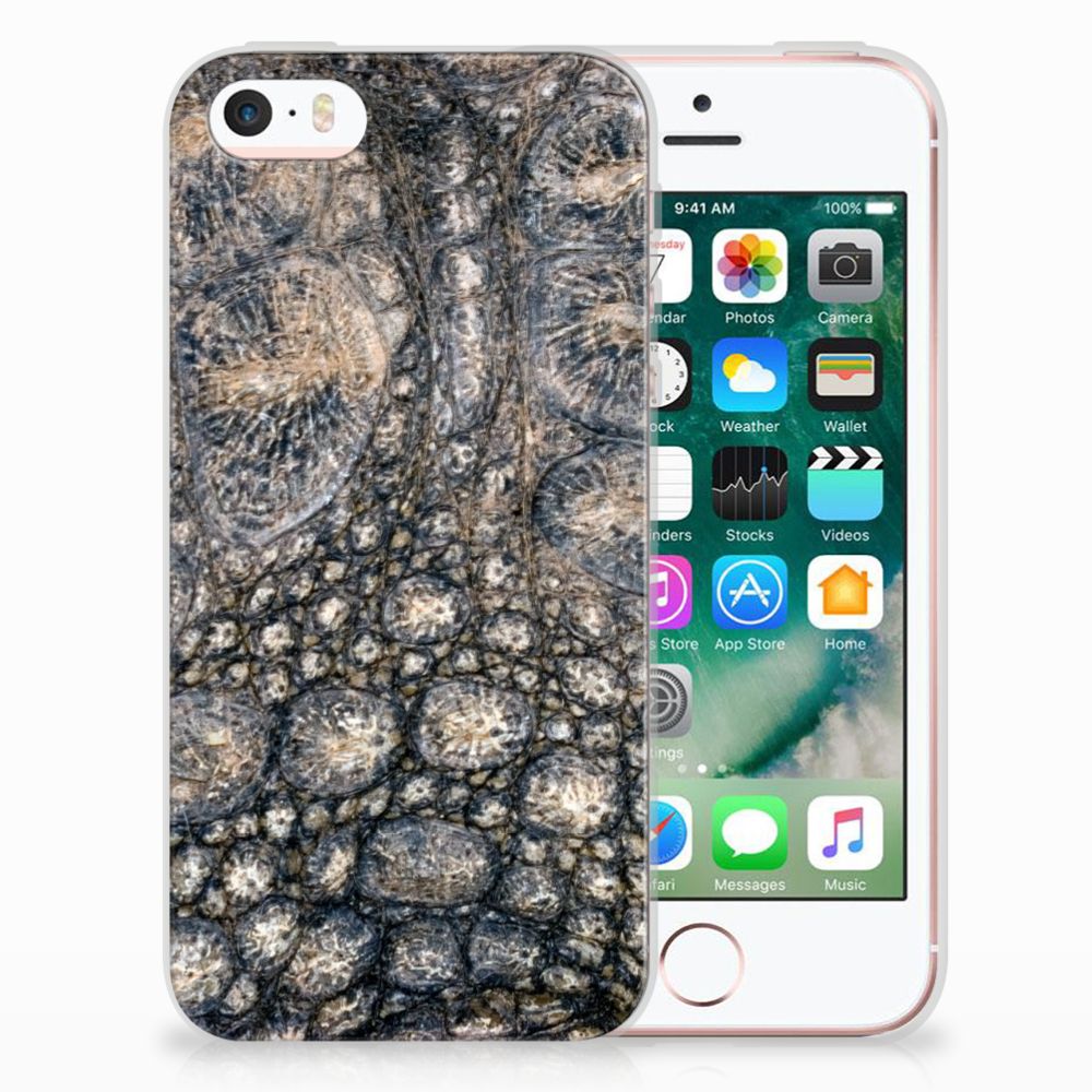 Apple iPhone SE | 5S TPU Hoesje Krokodillenprint