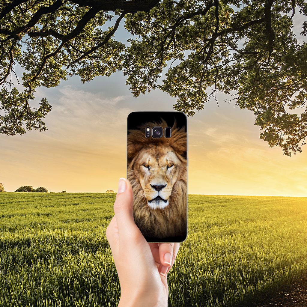 Samsung Galaxy S8 Plus TPU Hoesje Leeuw