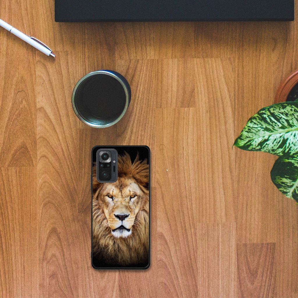 Xiaomi Redmi Note 10 Pro Dierenprint Telefoonhoesje Leeuw