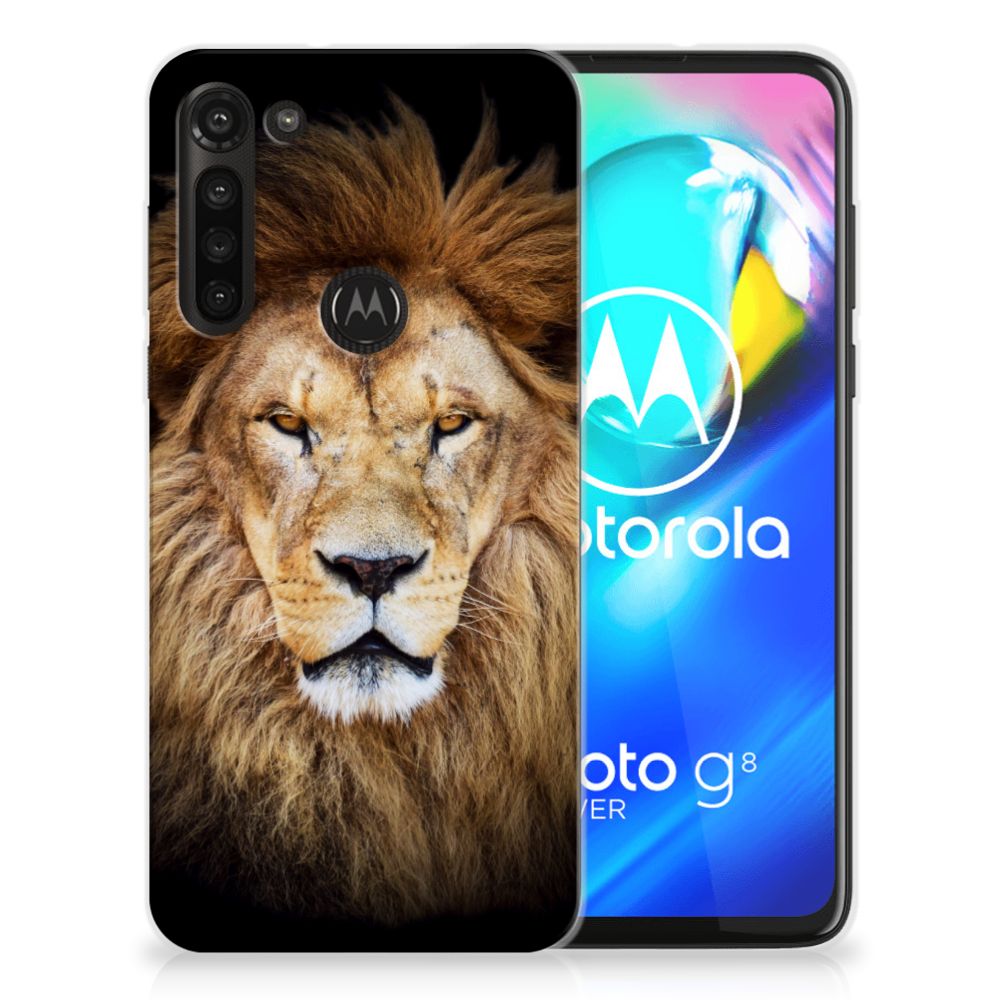 Motorola Moto G8 Power TPU Hoesje Leeuw