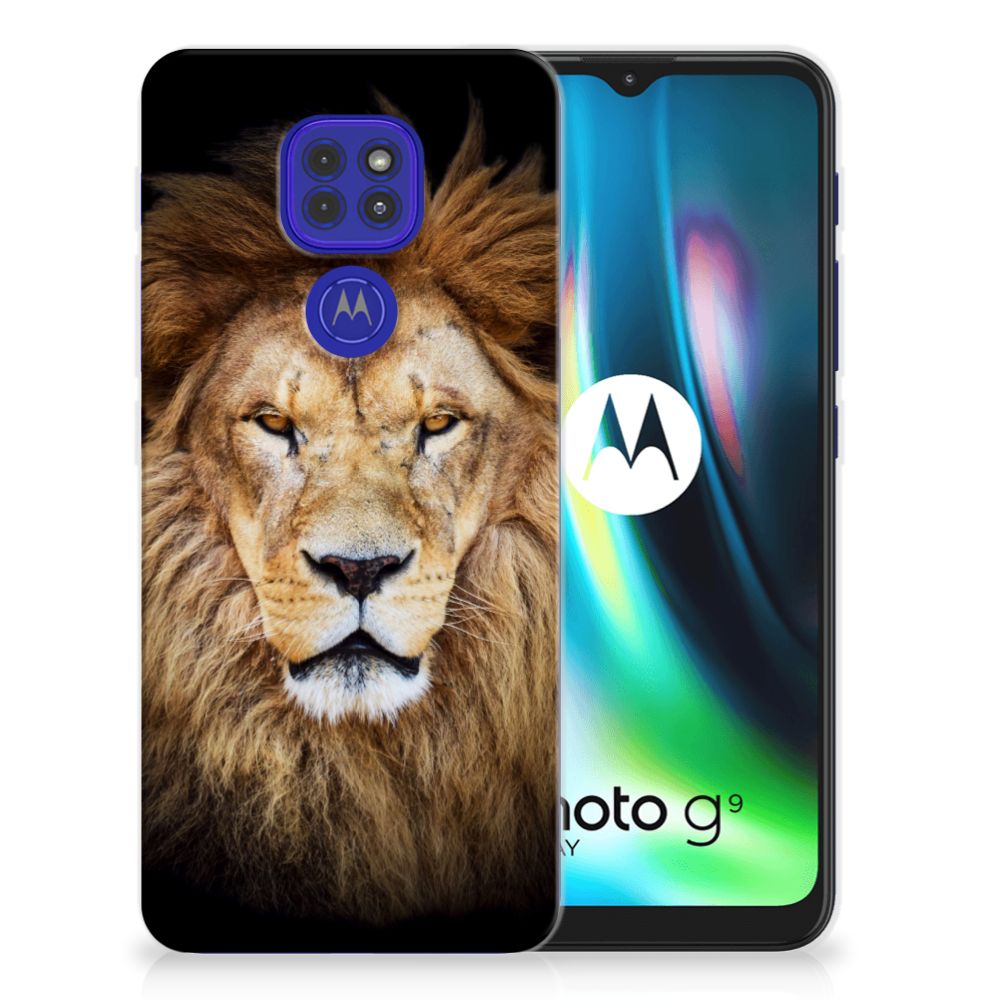 Motorola Moto G9 Play | E7 Plus TPU Hoesje Leeuw
