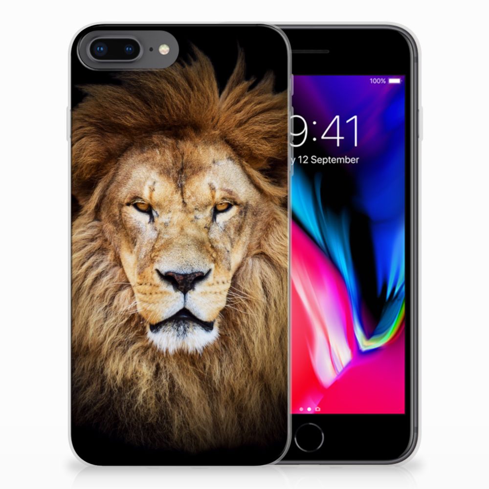 Apple iPhone 7 Plus | 8 Plus TPU Hoesje Design Leeuw