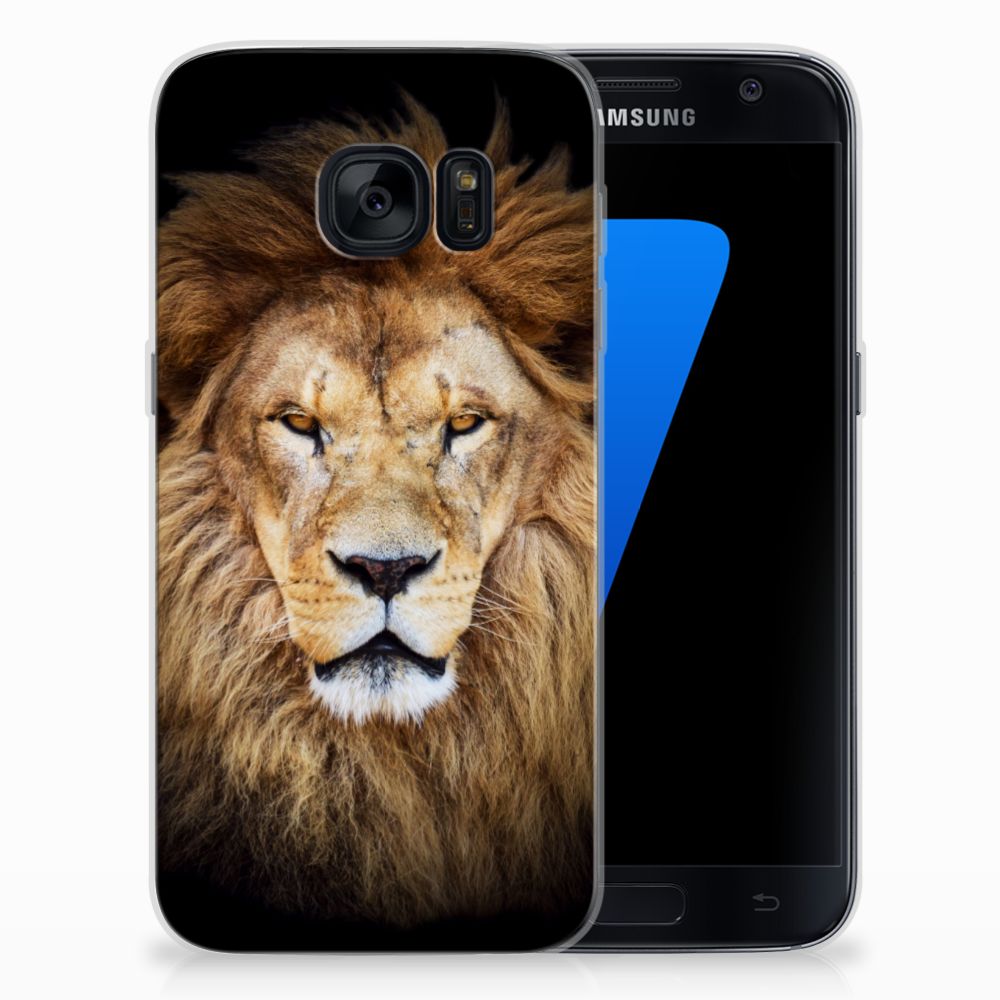 Samsung Galaxy S7 TPU Hoesje Leeuw