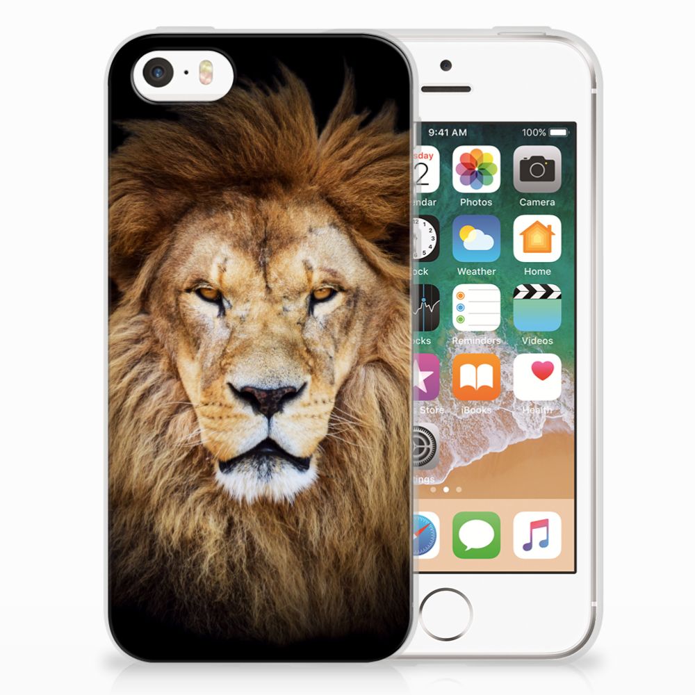 Apple iPhone SE | 5S TPU Hoesje Leeuw
