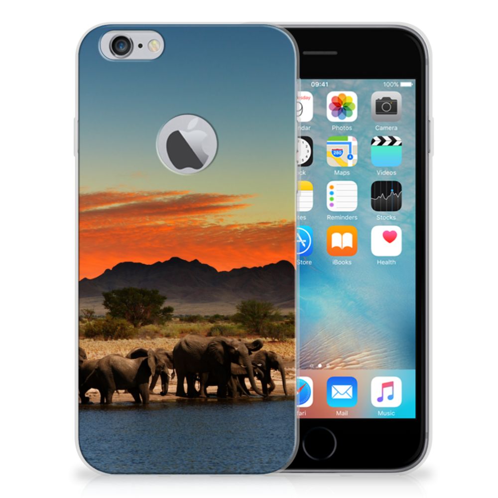 Apple iPhone 6 Plus | 6s Plus TPU Hoesje Design Olifanten
