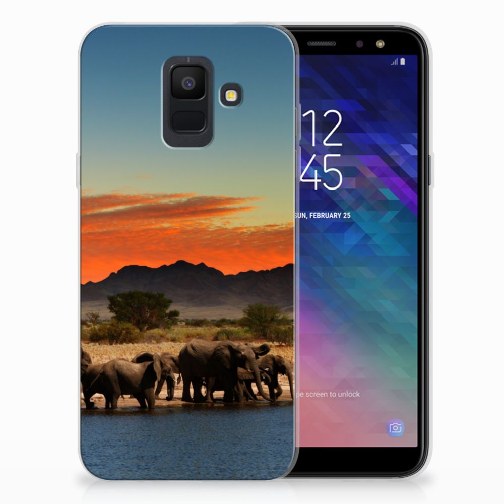 Samsung Galaxy A6 (2018) TPU Hoesje Olifanten