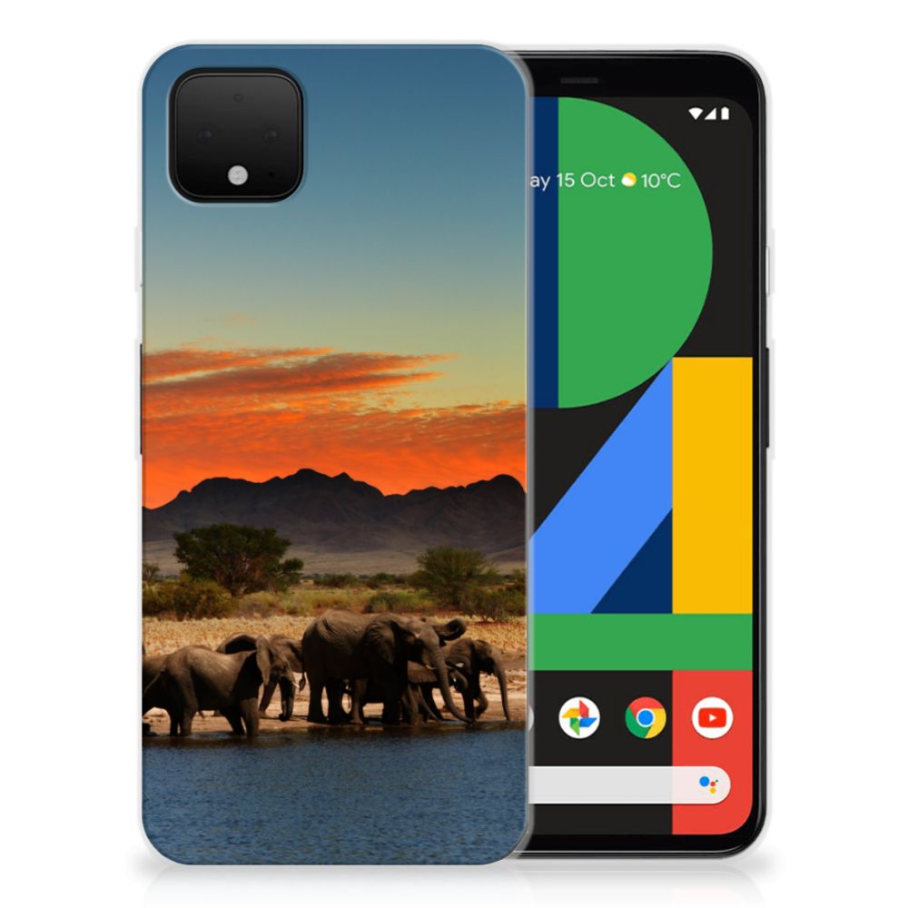 Google Pixel 4 XL TPU Hoesje Olifanten