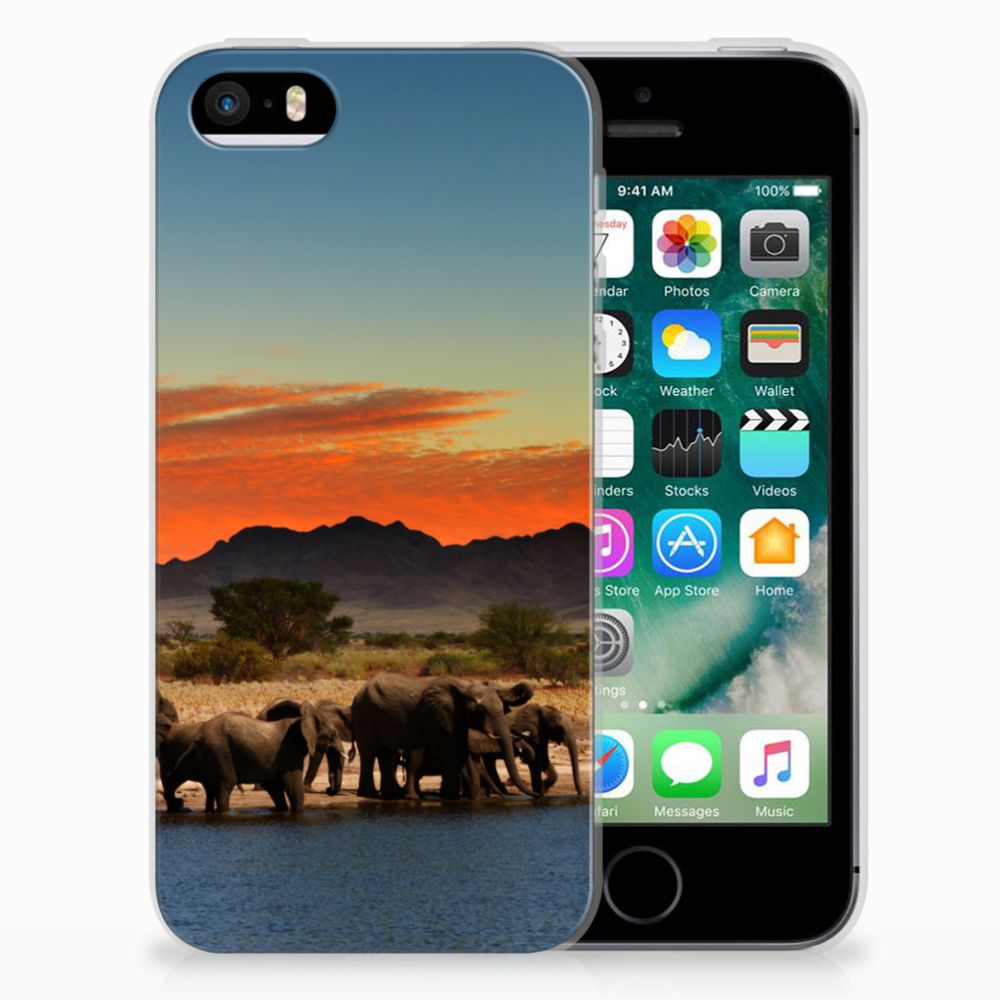 Apple iPhone SE | 5S TPU Hoesje Design Olifanten