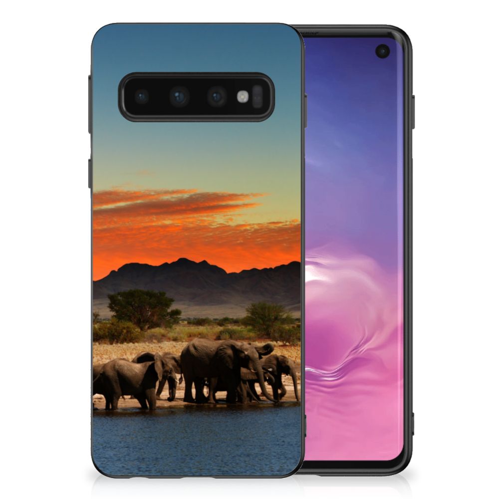 Samsung Galaxy S10 Back Cover Olifanten