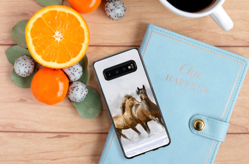 Samsung Galaxy S10+ Back Cover Paarden