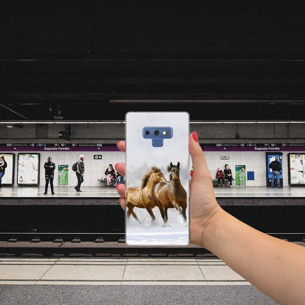 Samsung Galaxy Note 9 TPU Hoesje Paarden