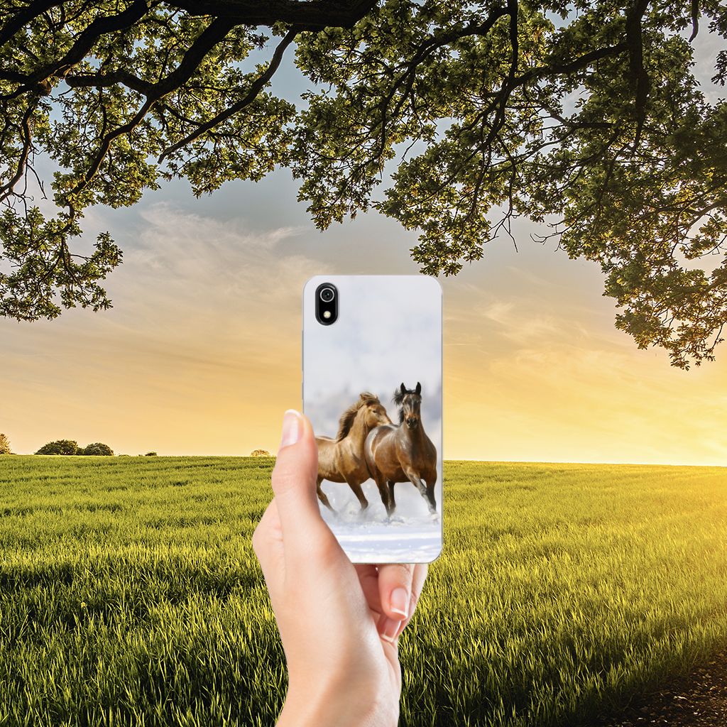 Xiaomi Redmi 7A TPU Hoesje Paarden
