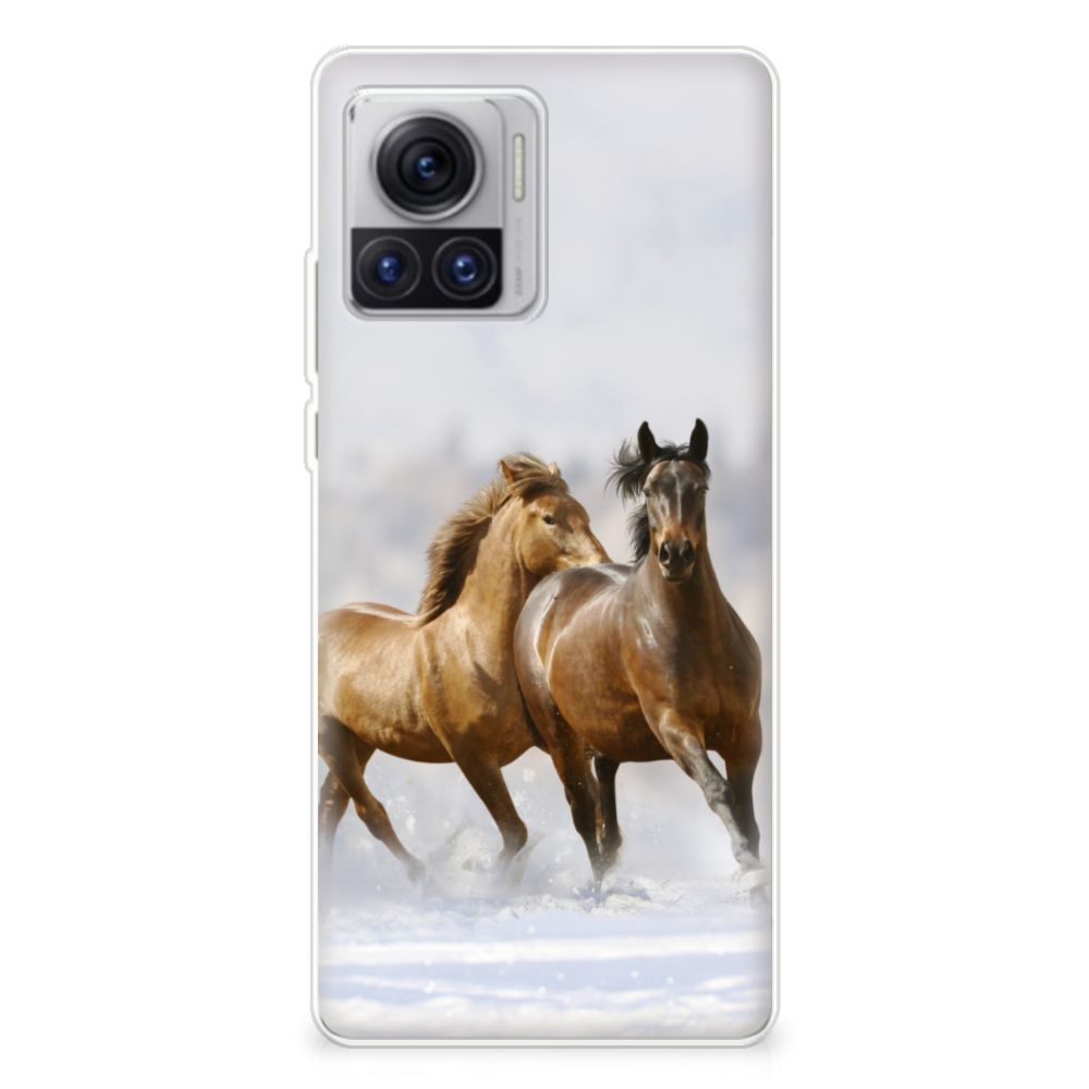 Motorola Moto X30 Pro TPU Hoesje Paarden
