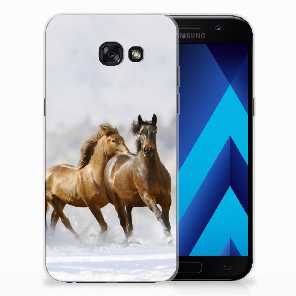 Samsung Galaxy A5 2017 TPU Hoesje Paarden