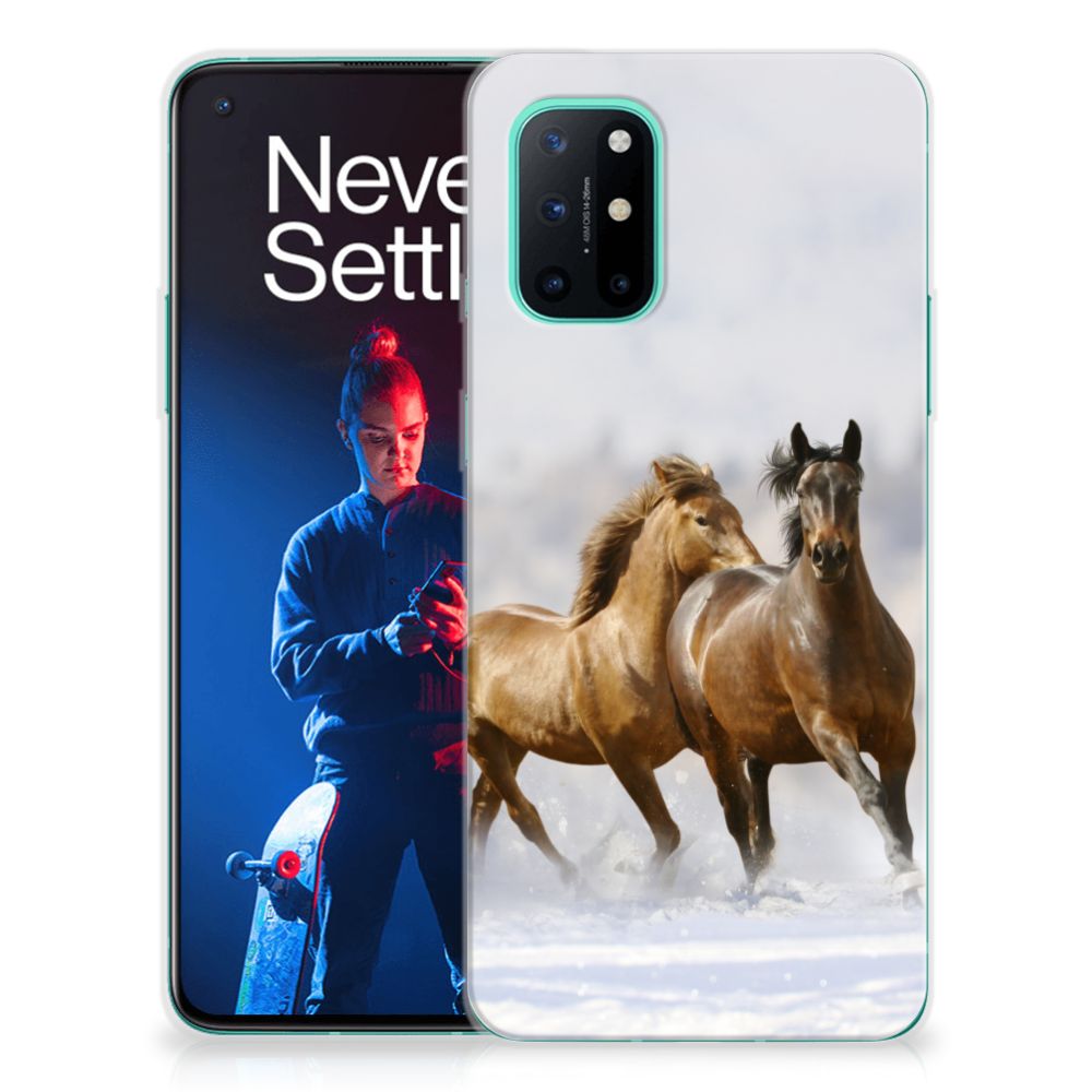 OnePlus 8T TPU Hoesje Paarden