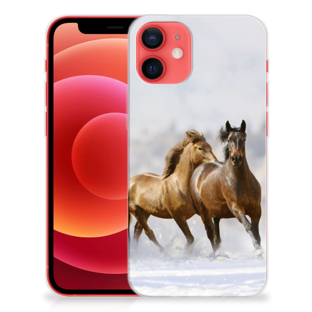 iPhone 12 Mini TPU Hoesje Paarden