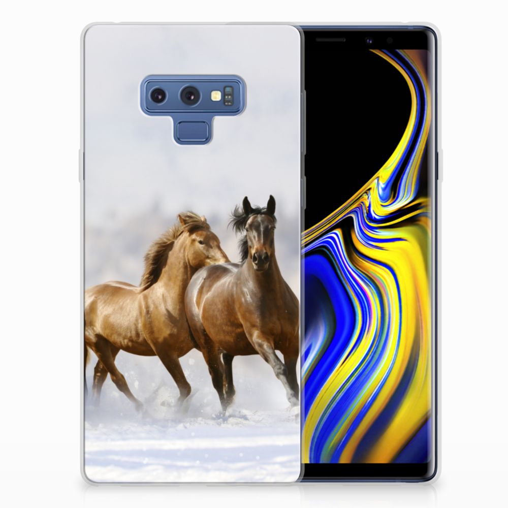 Samsung Galaxy Note 9 Uniek TPU Hoesje Paarden