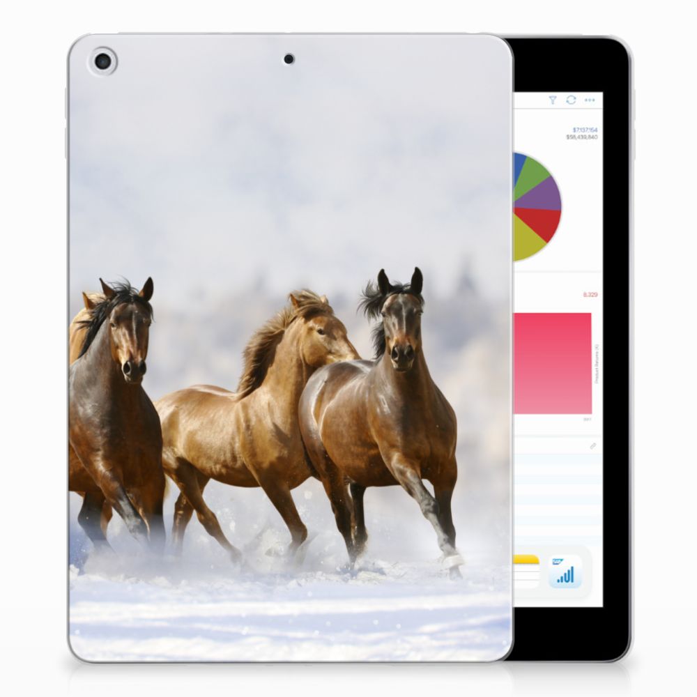 Apple iPad 9.7 2018 | 2017 Uniek Tablethoesje Paarden