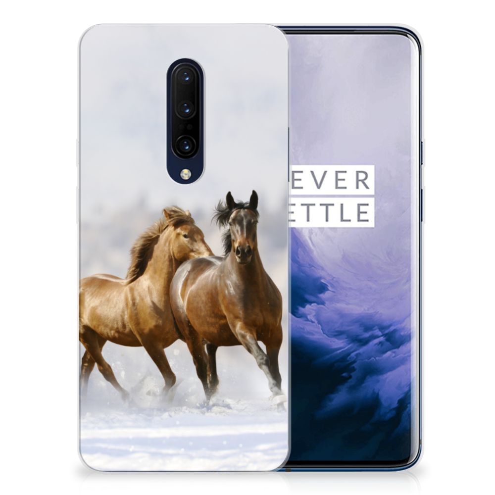 OnePlus 7 Pro TPU Hoesje Paarden