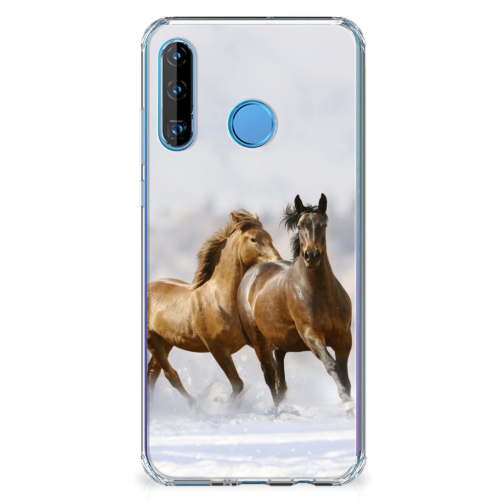 Huawei P30 Lite Case Anti-shock Paarden
