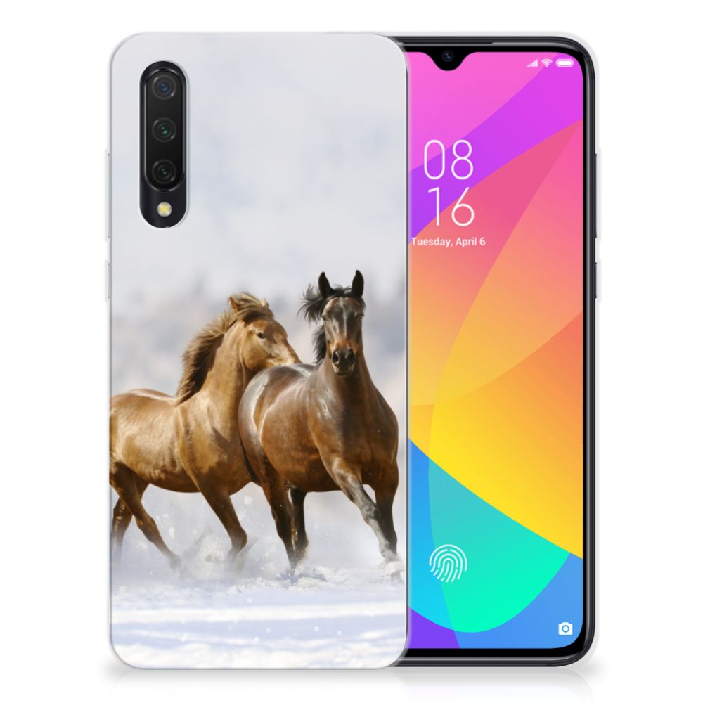 Xiaomi Mi 9 Lite TPU Hoesje Paarden