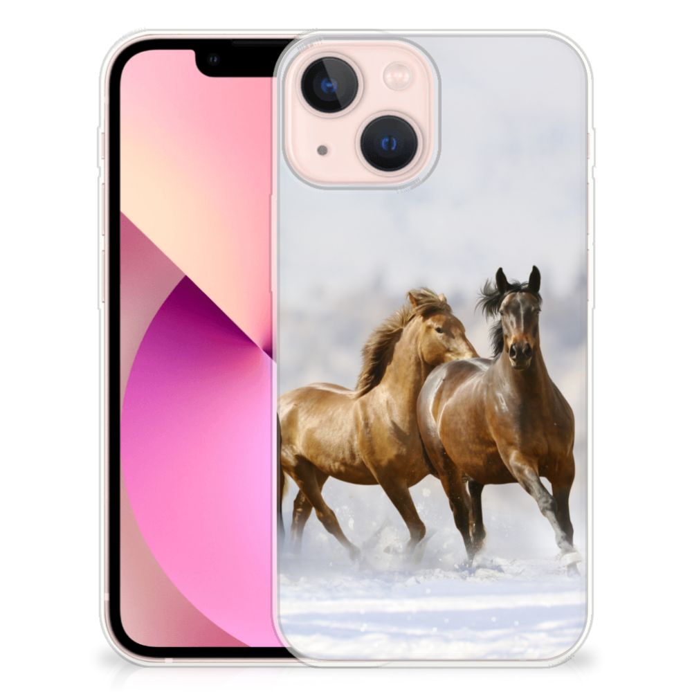iPhone 13 mini TPU Hoesje Paarden