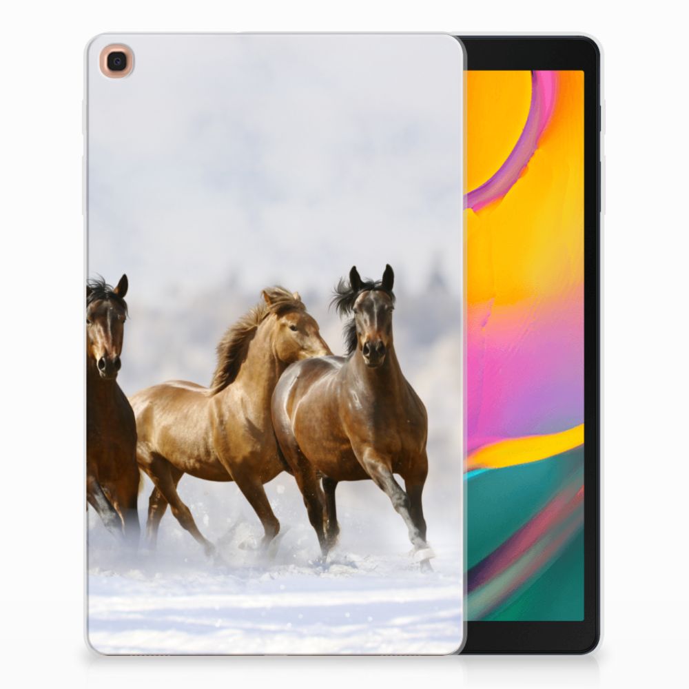 Samsung Galaxy Tab A 10.1 (2019) Uniek Tablethoesje Paarden