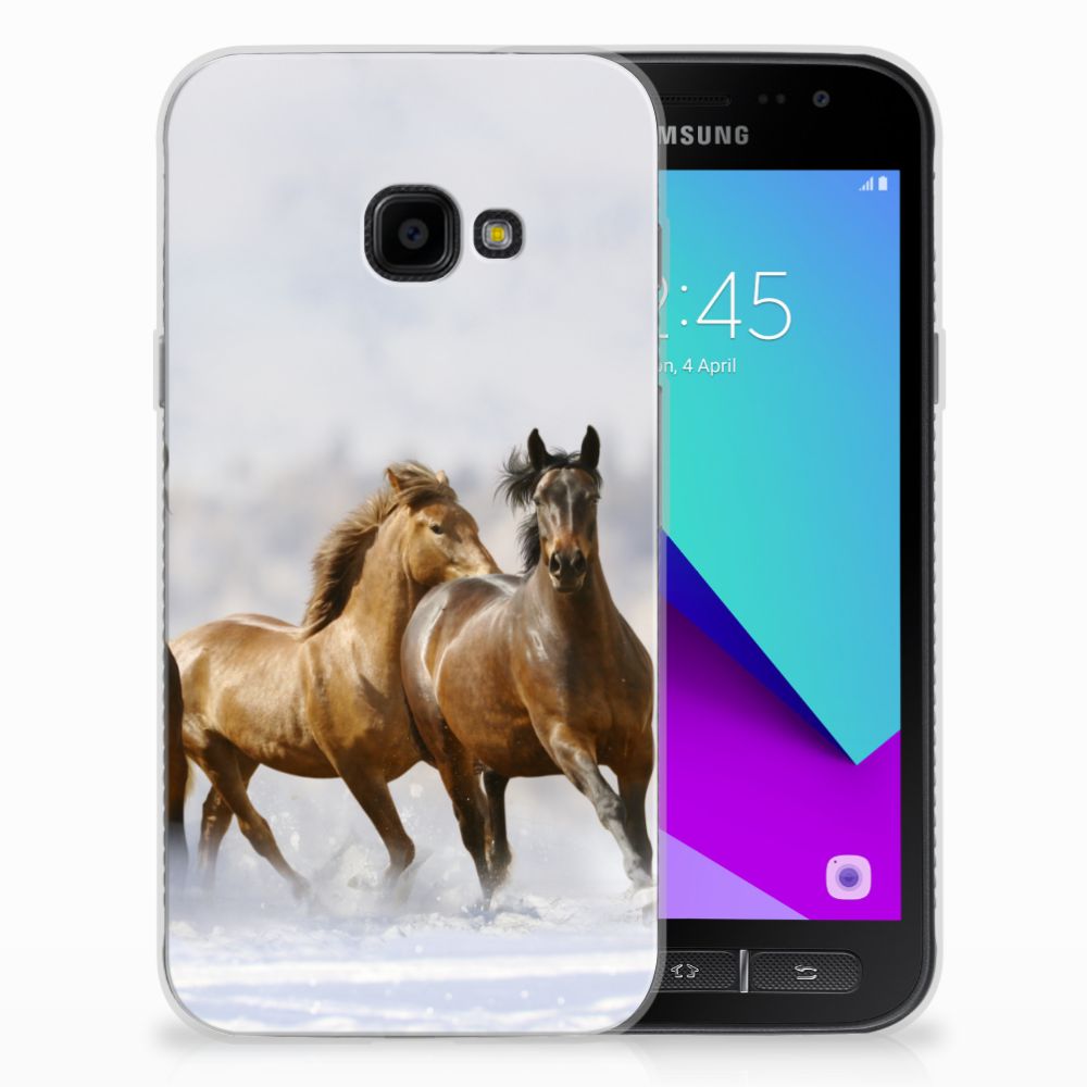 Samsung Galaxy Xcover 4 | Xcover 4s TPU Hoesje Paarden