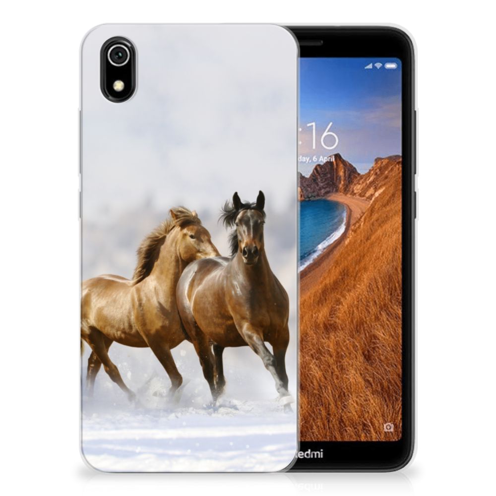 Xiaomi Redmi 7A TPU Hoesje Paarden